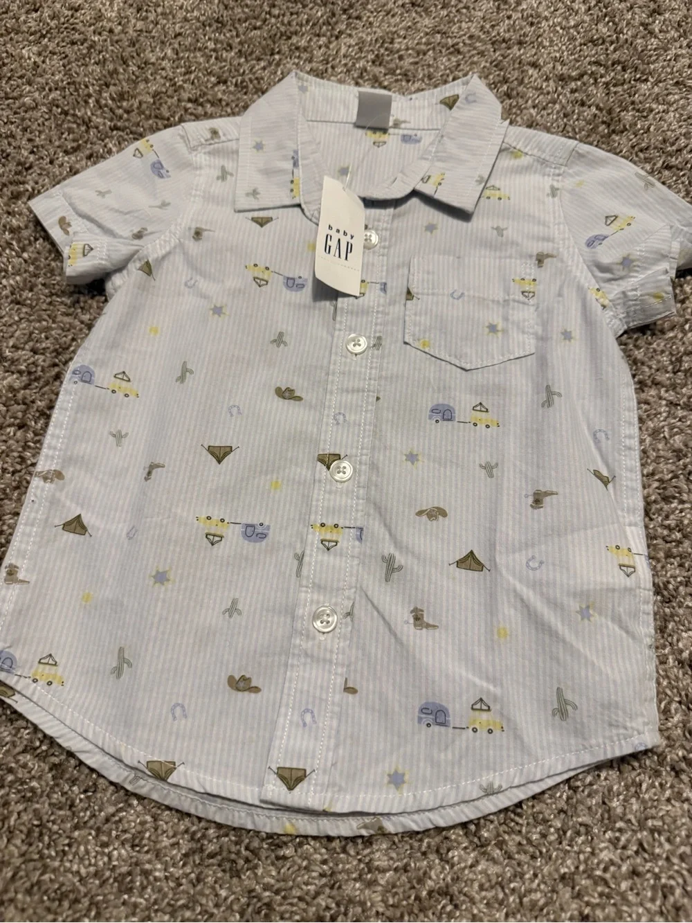 NWT Baby Gap Button Down Shirt